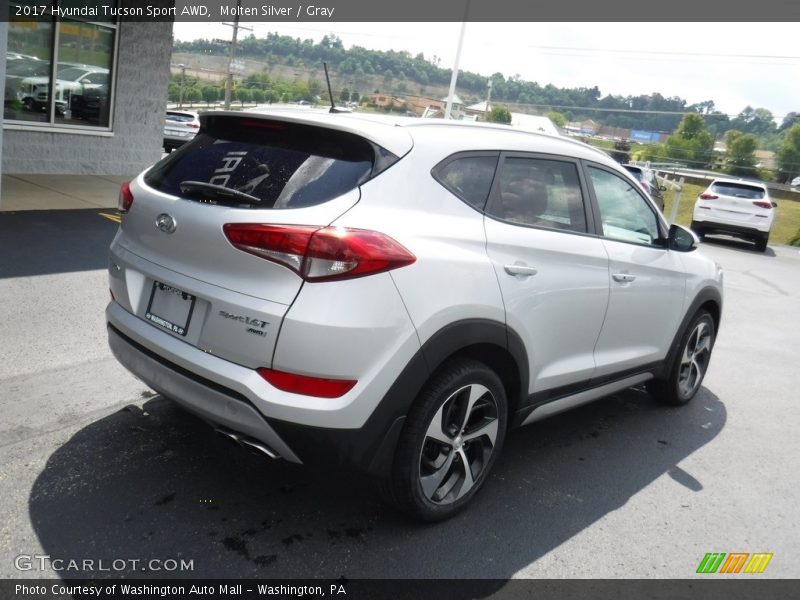 Molten Silver / Gray 2017 Hyundai Tucson Sport AWD