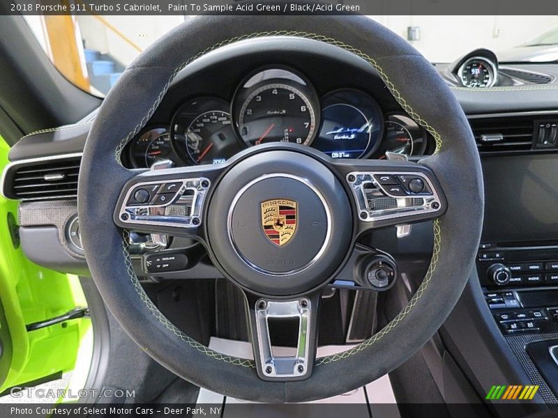 2018 911 Turbo S Cabriolet Steering Wheel