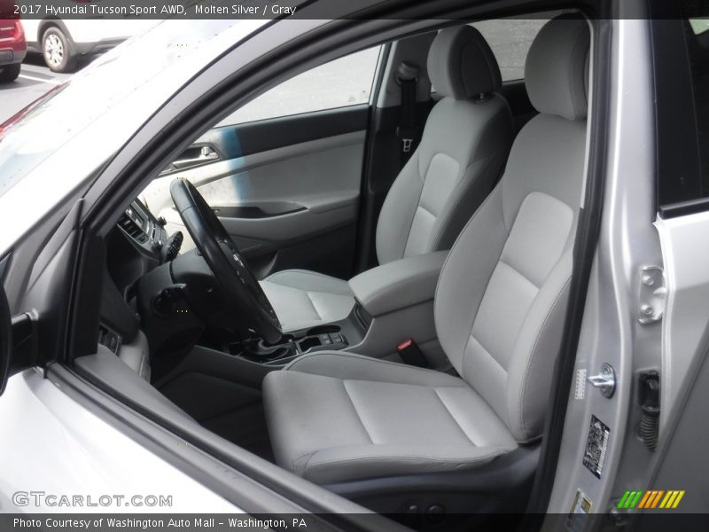 Molten Silver / Gray 2017 Hyundai Tucson Sport AWD