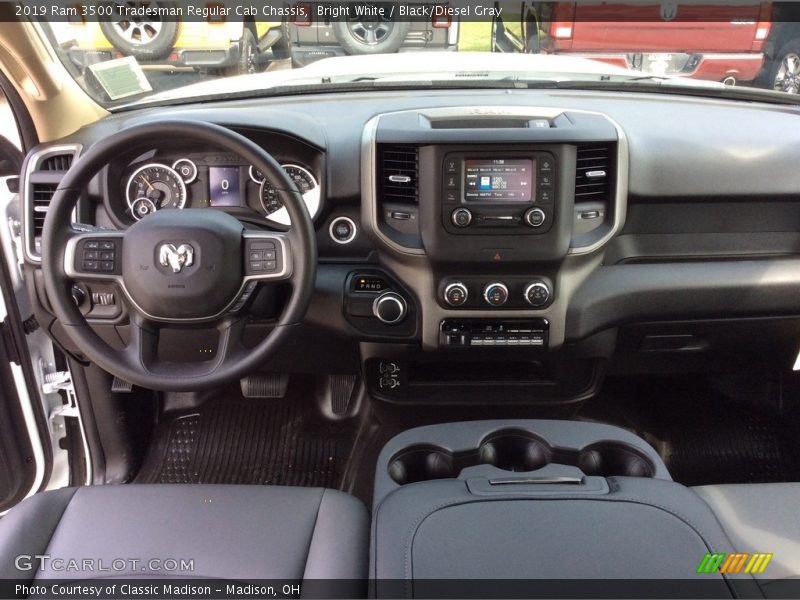 Dashboard of 2019 3500 Tradesman Regular Cab Chassis