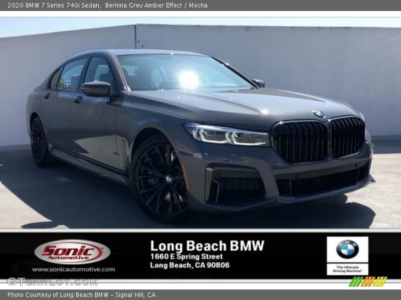 Bernina Grey Amber Effect / Mocha 2020 BMW 7 Series 740i Sedan