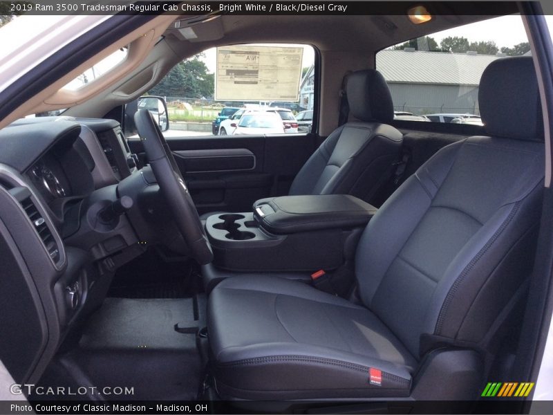  2019 3500 Tradesman Regular Cab Chassis Black/Diesel Gray Interior
