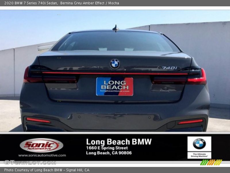 Bernina Grey Amber Effect / Mocha 2020 BMW 7 Series 740i Sedan