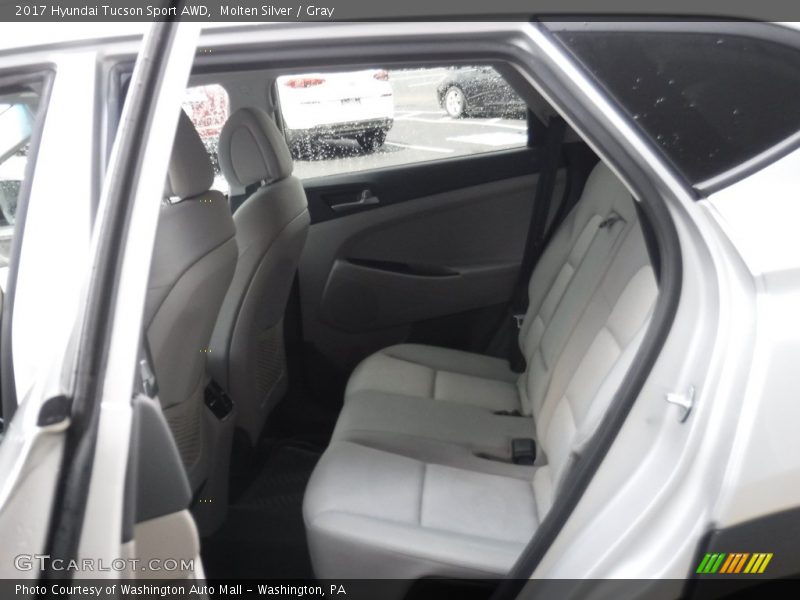Molten Silver / Gray 2017 Hyundai Tucson Sport AWD