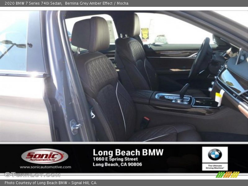 Bernina Grey Amber Effect / Mocha 2020 BMW 7 Series 740i Sedan