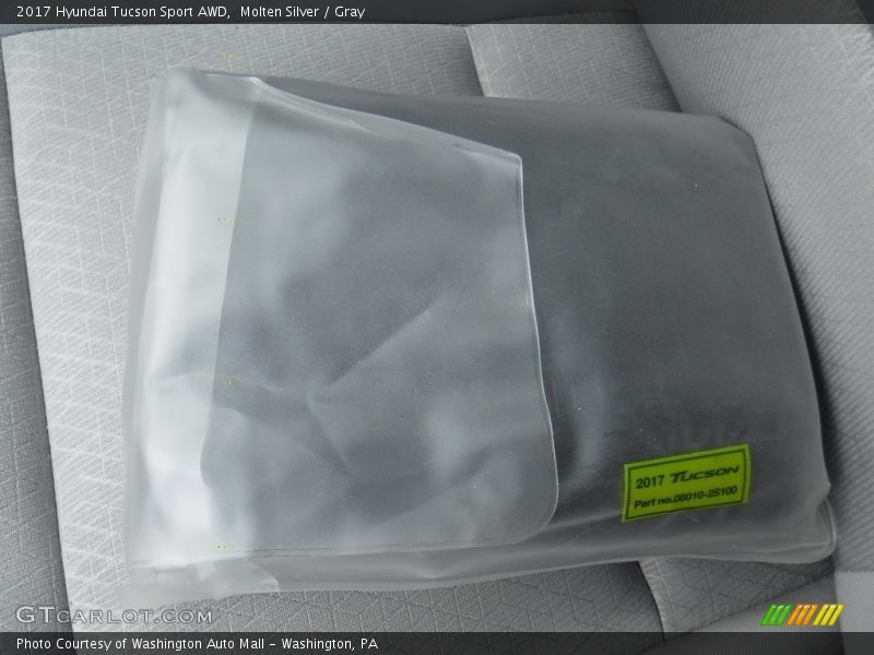 Molten Silver / Gray 2017 Hyundai Tucson Sport AWD