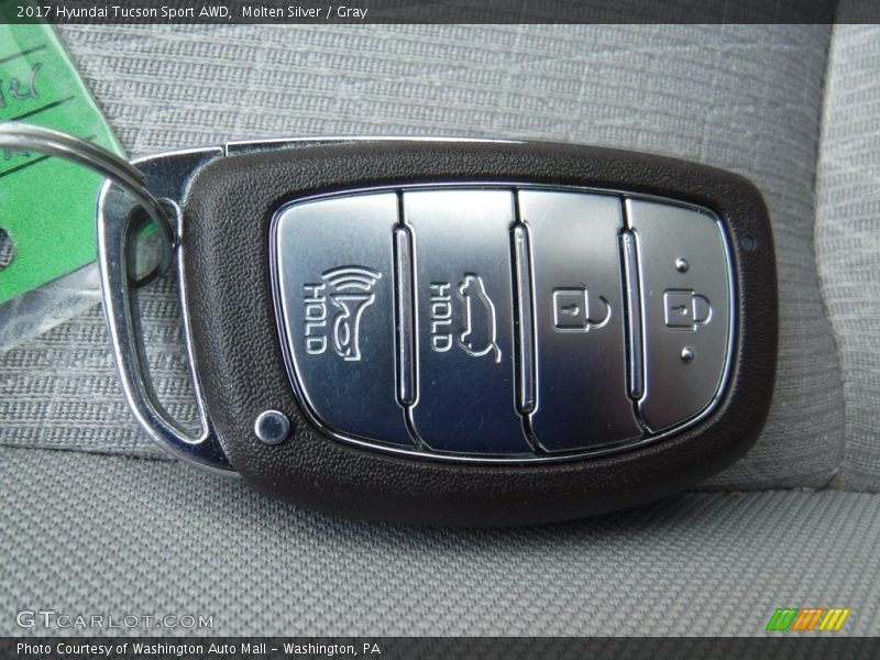 Molten Silver / Gray 2017 Hyundai Tucson Sport AWD