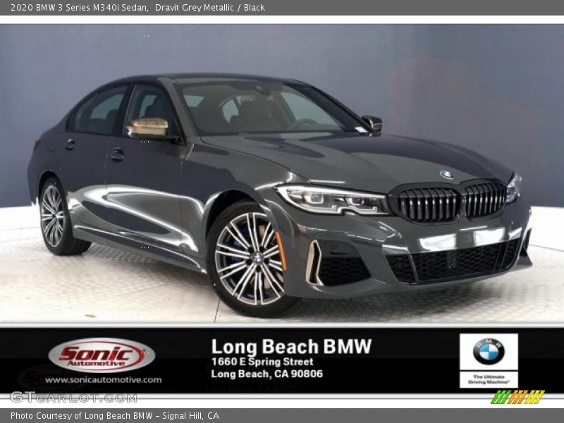 Dravit Grey Metallic / Black 2020 BMW 3 Series M340i Sedan