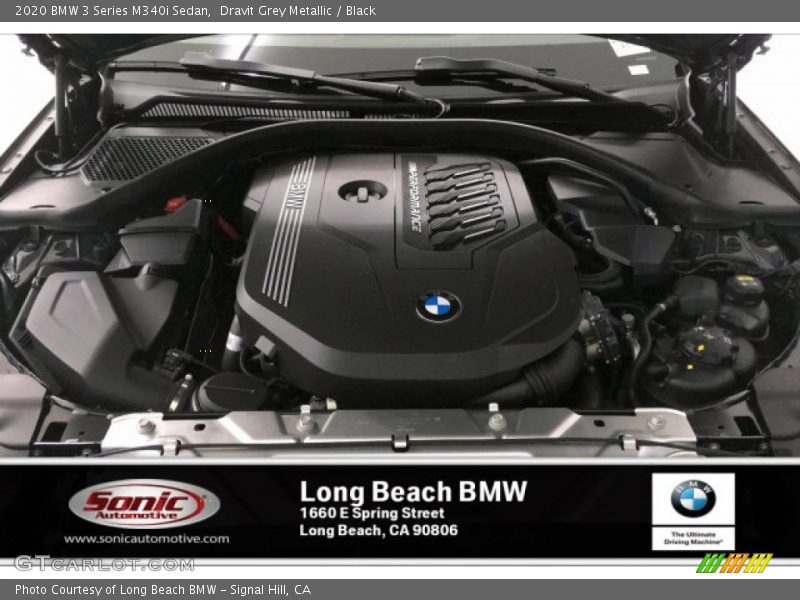 Dravit Grey Metallic / Black 2020 BMW 3 Series M340i Sedan