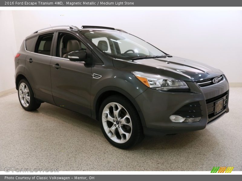 Magnetic Metallic / Medium Light Stone 2016 Ford Escape Titanium 4WD