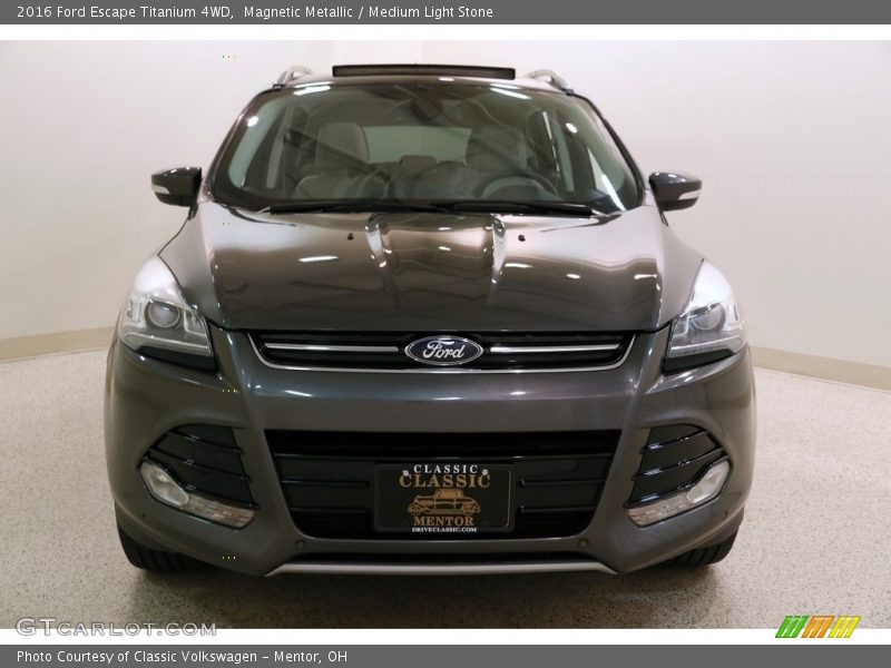 Magnetic Metallic / Medium Light Stone 2016 Ford Escape Titanium 4WD