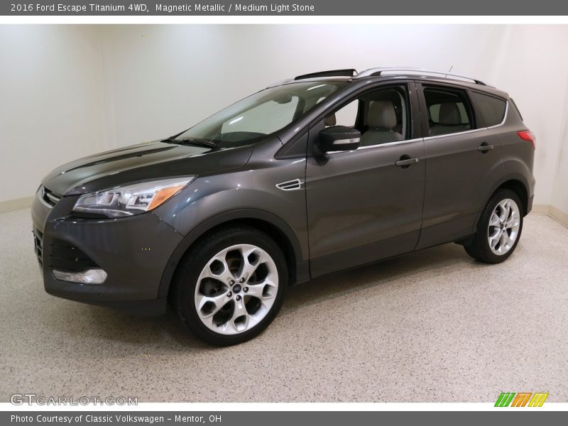 Magnetic Metallic / Medium Light Stone 2016 Ford Escape Titanium 4WD