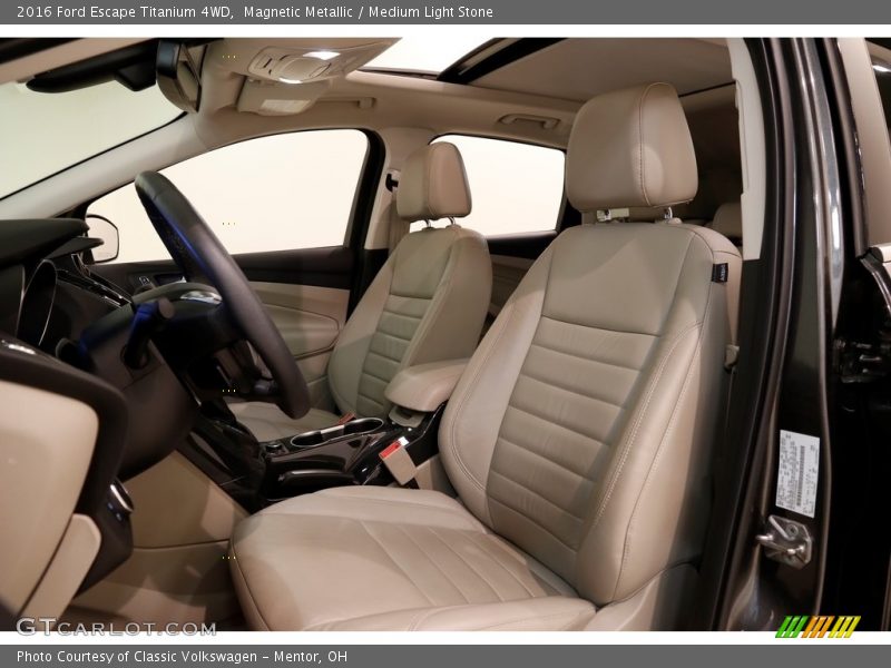 Magnetic Metallic / Medium Light Stone 2016 Ford Escape Titanium 4WD