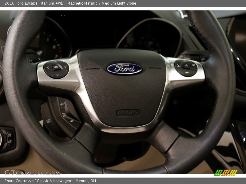 Magnetic Metallic / Medium Light Stone 2016 Ford Escape Titanium 4WD