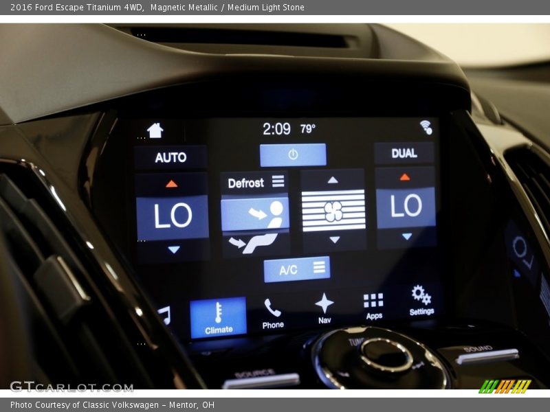 Magnetic Metallic / Medium Light Stone 2016 Ford Escape Titanium 4WD