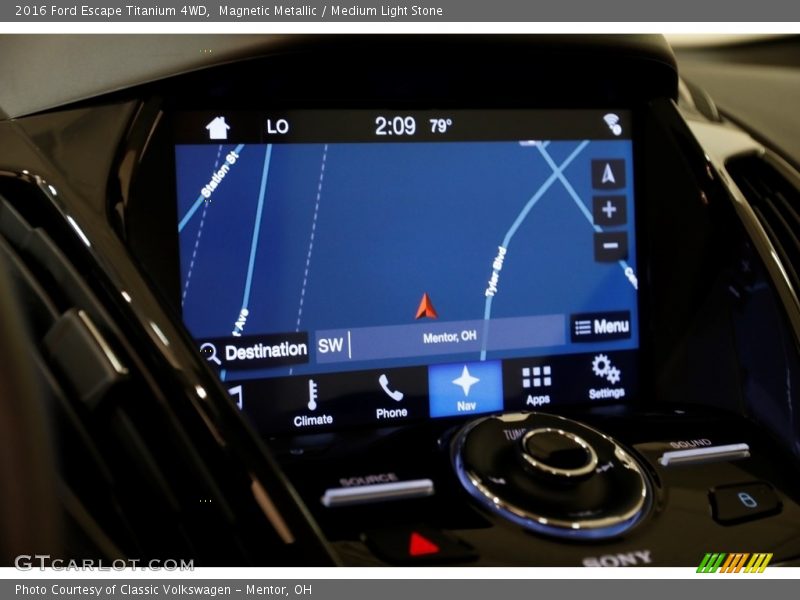 Magnetic Metallic / Medium Light Stone 2016 Ford Escape Titanium 4WD