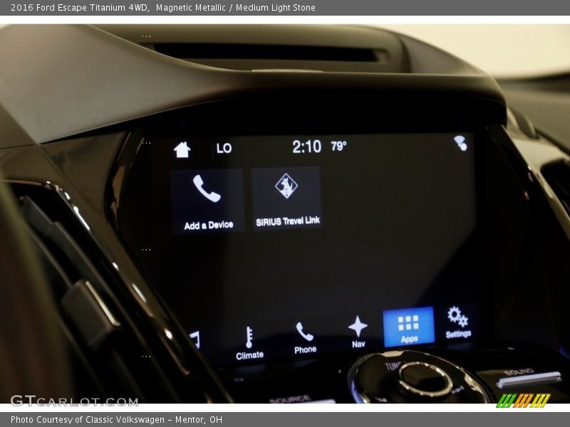 Magnetic Metallic / Medium Light Stone 2016 Ford Escape Titanium 4WD