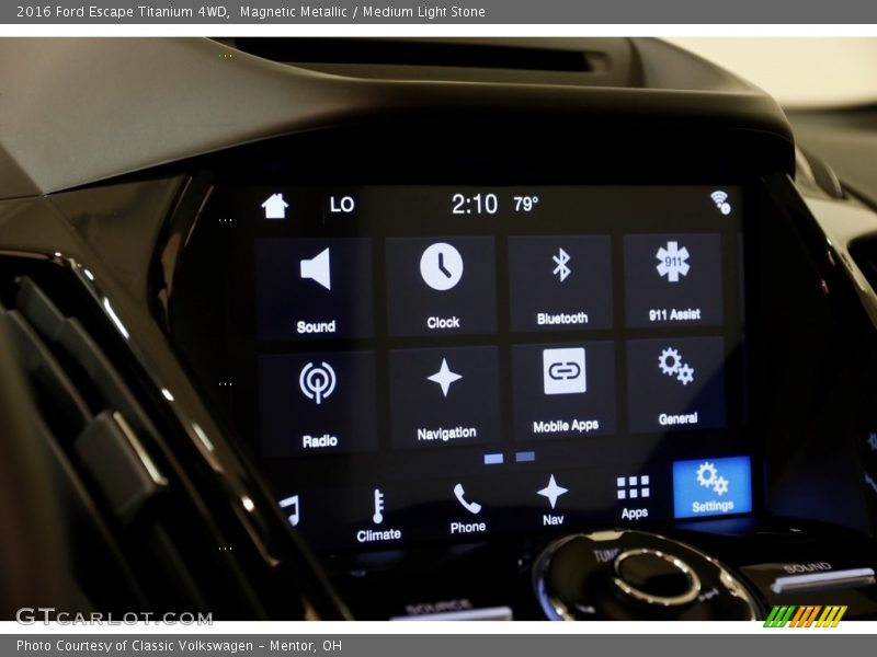 Magnetic Metallic / Medium Light Stone 2016 Ford Escape Titanium 4WD