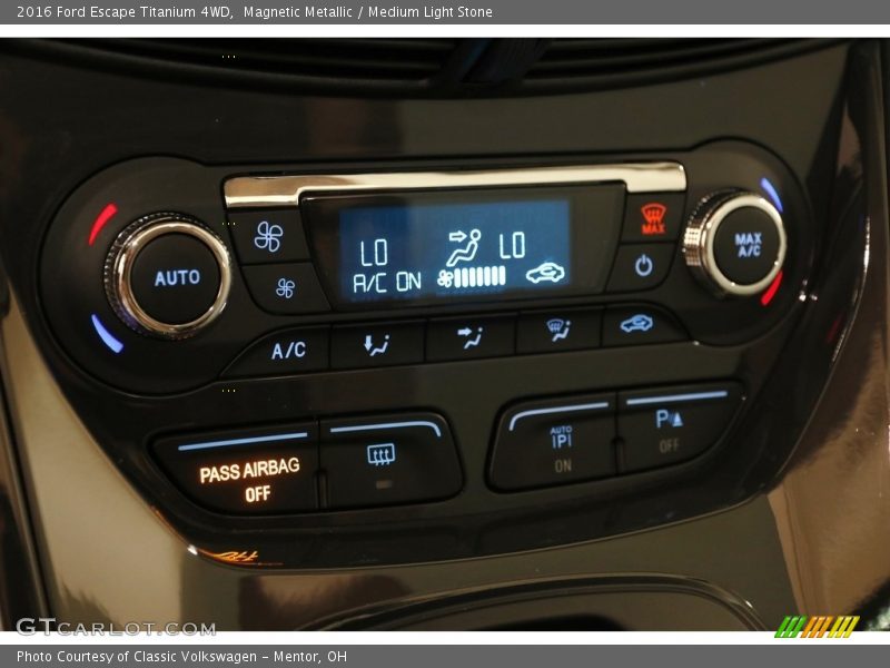 Magnetic Metallic / Medium Light Stone 2016 Ford Escape Titanium 4WD