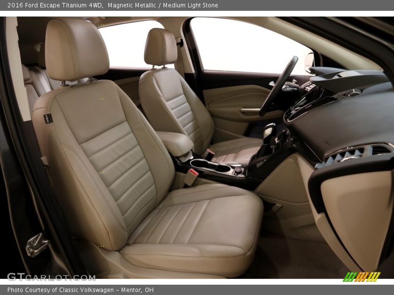 Magnetic Metallic / Medium Light Stone 2016 Ford Escape Titanium 4WD