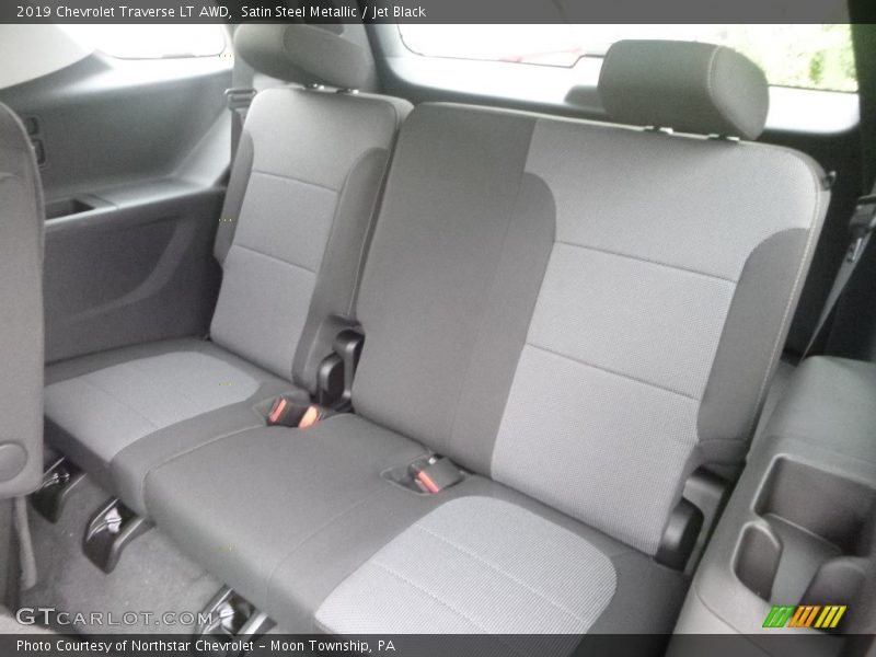 Satin Steel Metallic / Jet Black 2019 Chevrolet Traverse LT AWD