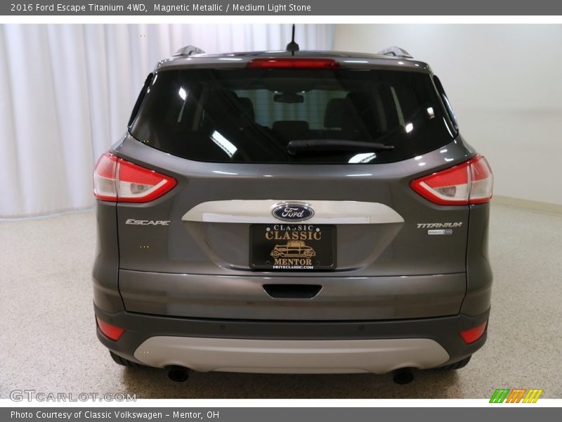Magnetic Metallic / Medium Light Stone 2016 Ford Escape Titanium 4WD