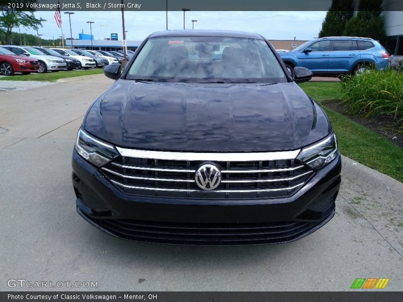 Black / Storm Gray 2019 Volkswagen Jetta S