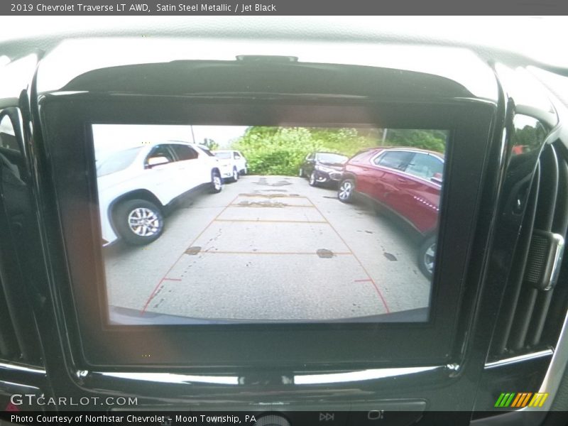 Satin Steel Metallic / Jet Black 2019 Chevrolet Traverse LT AWD