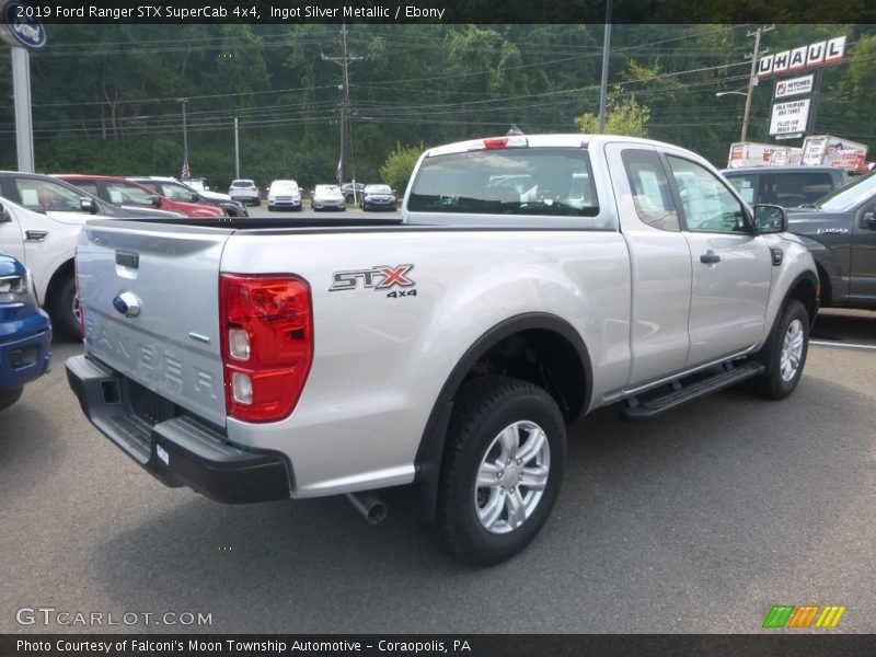 Ingot Silver Metallic / Ebony 2019 Ford Ranger STX SuperCab 4x4