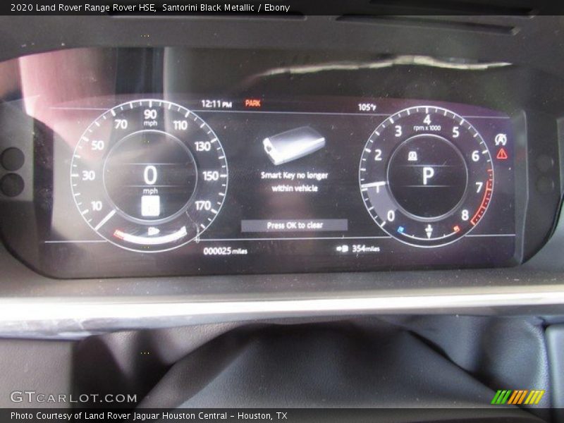 Santorini Black Metallic / Ebony 2020 Land Rover Range Rover HSE