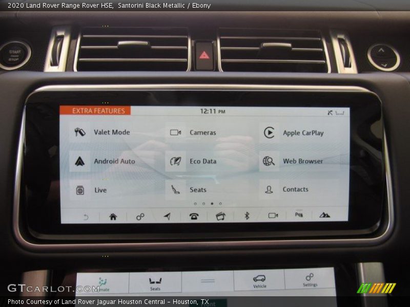 Santorini Black Metallic / Ebony 2020 Land Rover Range Rover HSE