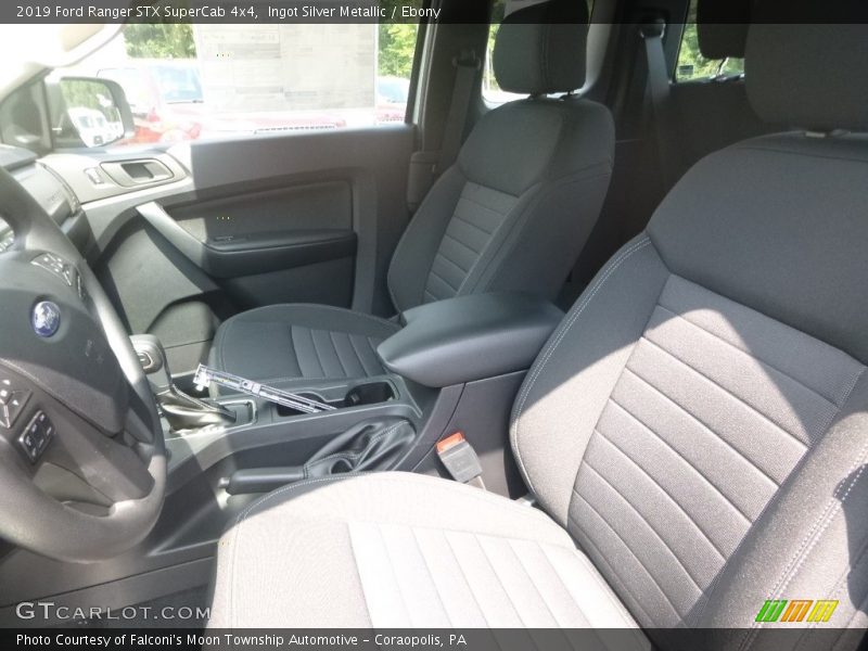 Ingot Silver Metallic / Ebony 2019 Ford Ranger STX SuperCab 4x4