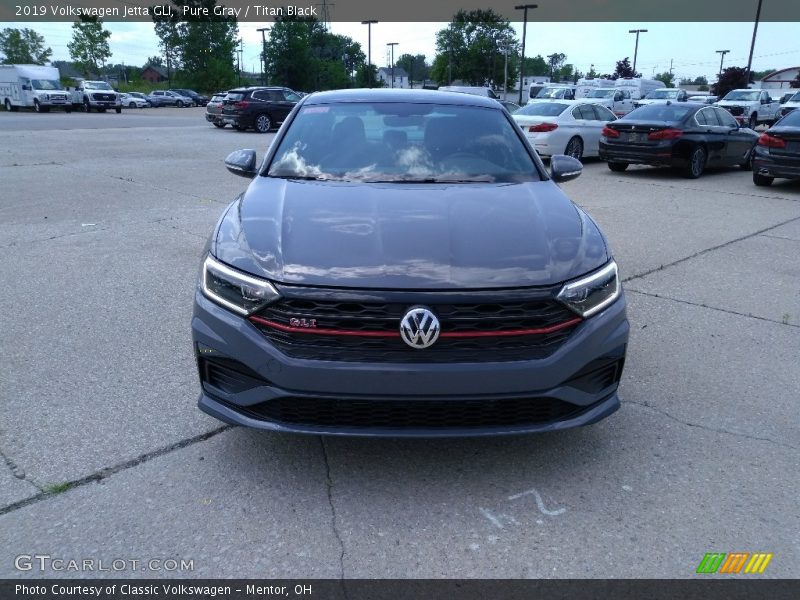 Pure Gray / Titan Black 2019 Volkswagen Jetta GLI