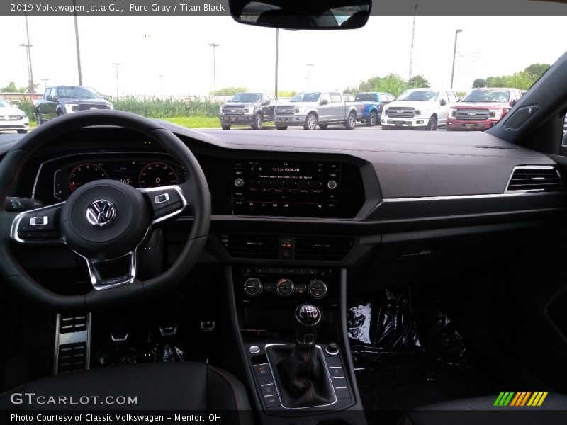 Pure Gray / Titan Black 2019 Volkswagen Jetta GLI