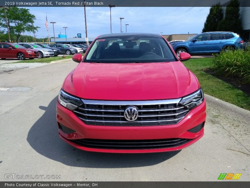 Tornado Red / Titan Black 2019 Volkswagen Jetta SE