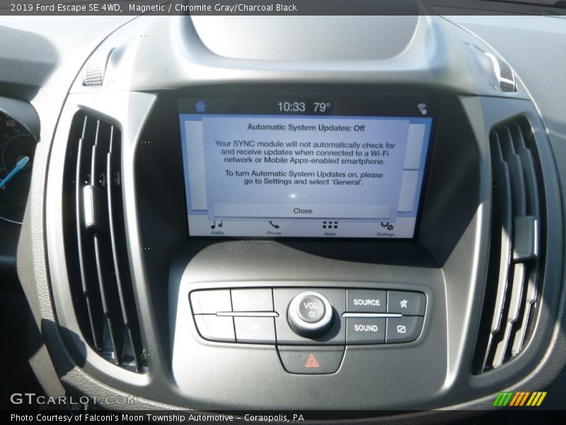 Magnetic / Chromite Gray/Charcoal Black 2019 Ford Escape SE 4WD
