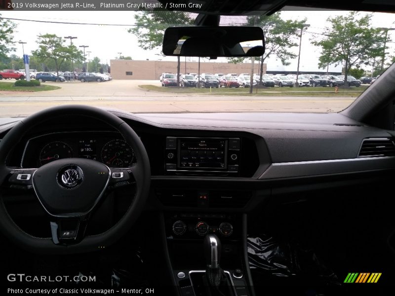 Platinum Gray Metallic / Storm Gray 2019 Volkswagen Jetta R-Line