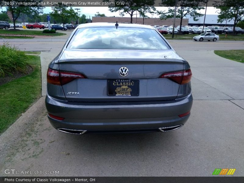 Platinum Gray Metallic / Storm Gray 2019 Volkswagen Jetta R-Line