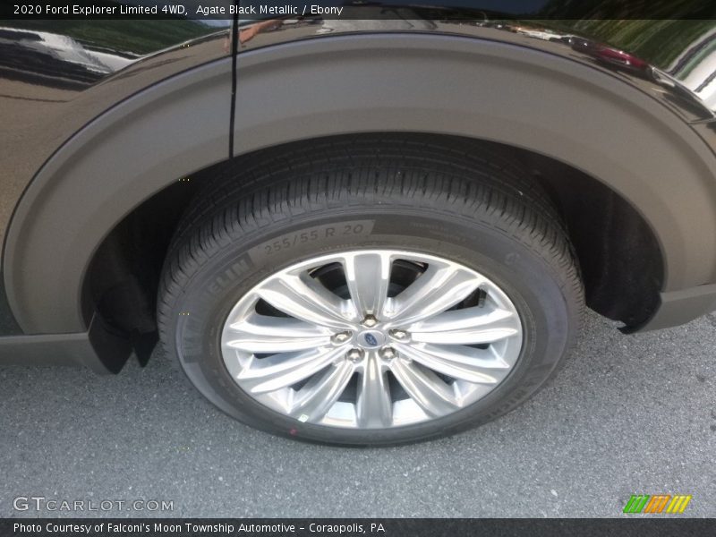 Agate Black Metallic / Ebony 2020 Ford Explorer Limited 4WD