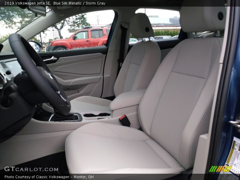 Blue Silk Metallic / Storm Gray 2019 Volkswagen Jetta SE