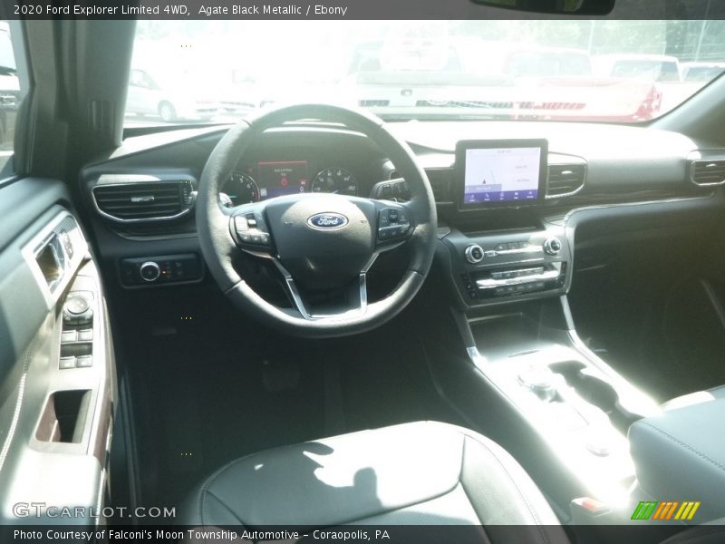 Agate Black Metallic / Ebony 2020 Ford Explorer Limited 4WD