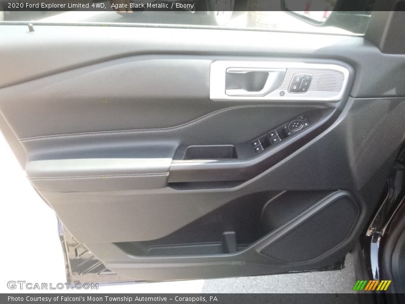 Agate Black Metallic / Ebony 2020 Ford Explorer Limited 4WD