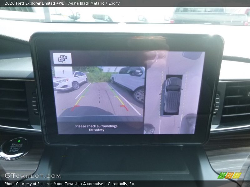 Agate Black Metallic / Ebony 2020 Ford Explorer Limited 4WD