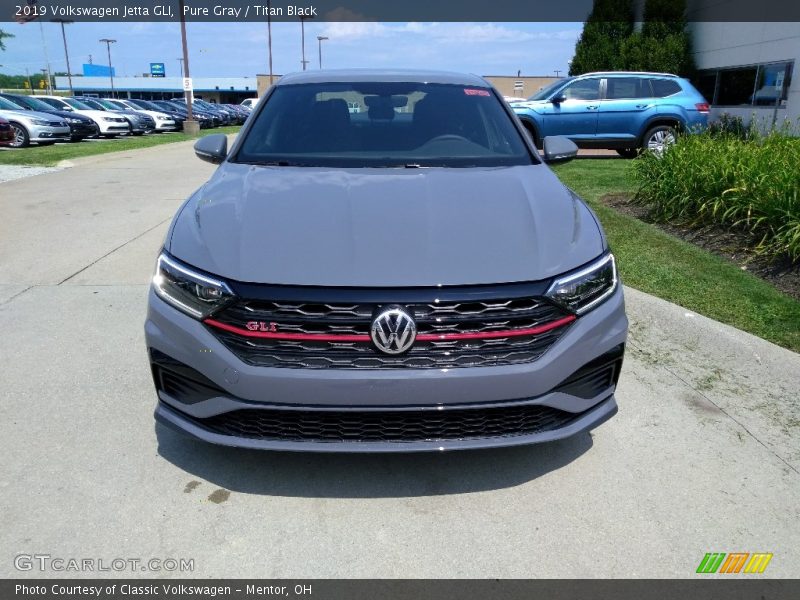 Pure Gray / Titan Black 2019 Volkswagen Jetta GLI