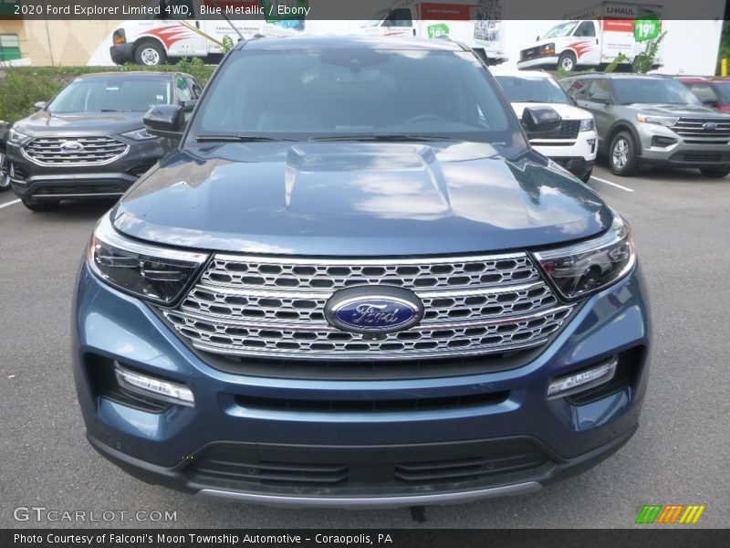 Blue Metallic / Ebony 2020 Ford Explorer Limited 4WD