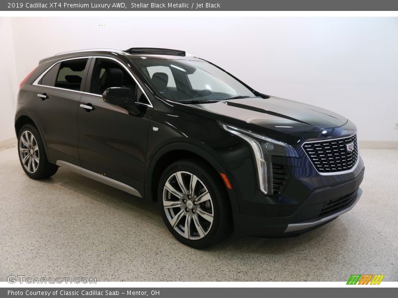 Stellar Black Metallic / Jet Black 2019 Cadillac XT4 Premium Luxury AWD
