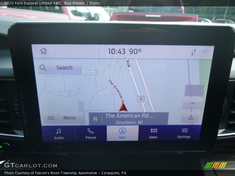 Navigation of 2020 Explorer Limited 4WD