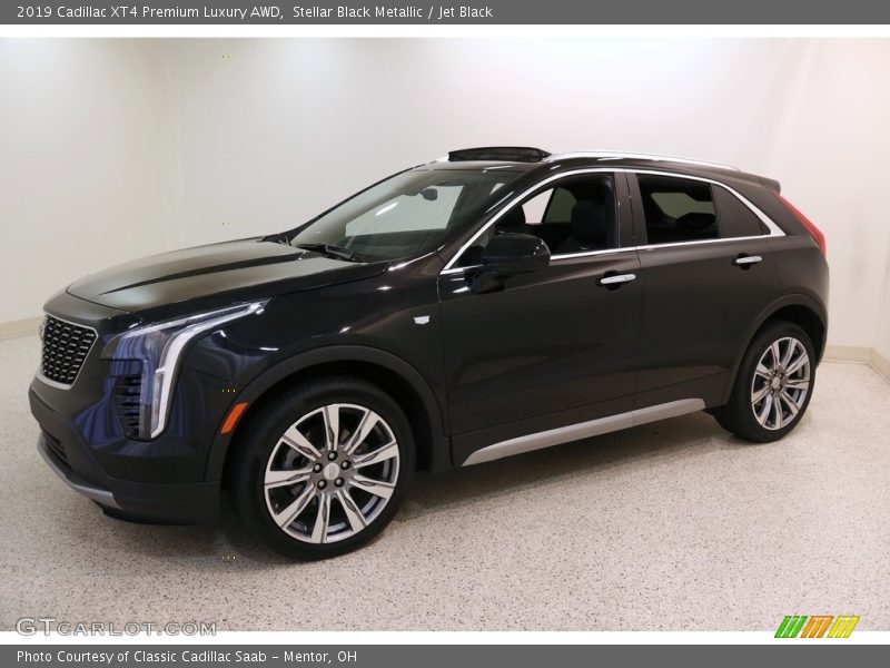 Stellar Black Metallic / Jet Black 2019 Cadillac XT4 Premium Luxury AWD