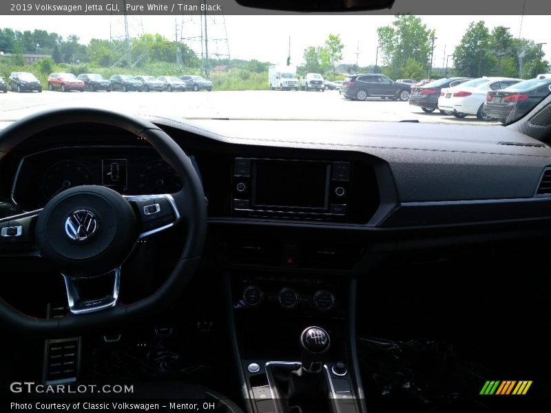 Pure White / Titan Black 2019 Volkswagen Jetta GLI