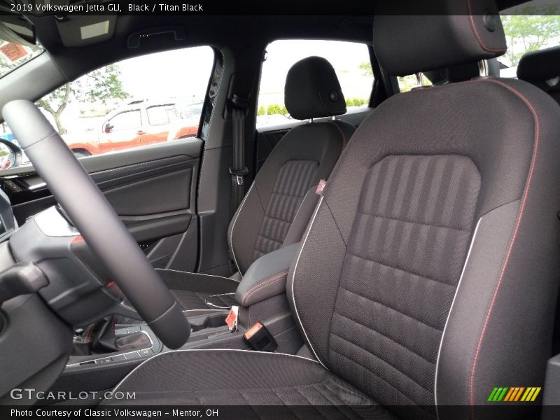 Front Seat of 2019 Jetta GLI